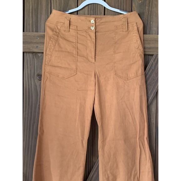 Women's Tan Wide-Leg Pants - Picture 2 of 7